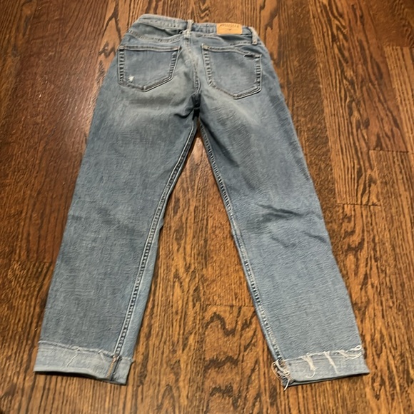 Hollister boyfriend high-rise ripped jeans sz 00 w 23 - Picture 7 of 8